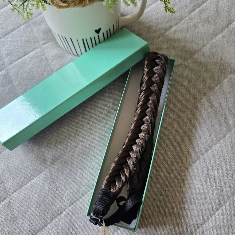 Madison Fishtail Braided Headband NWT